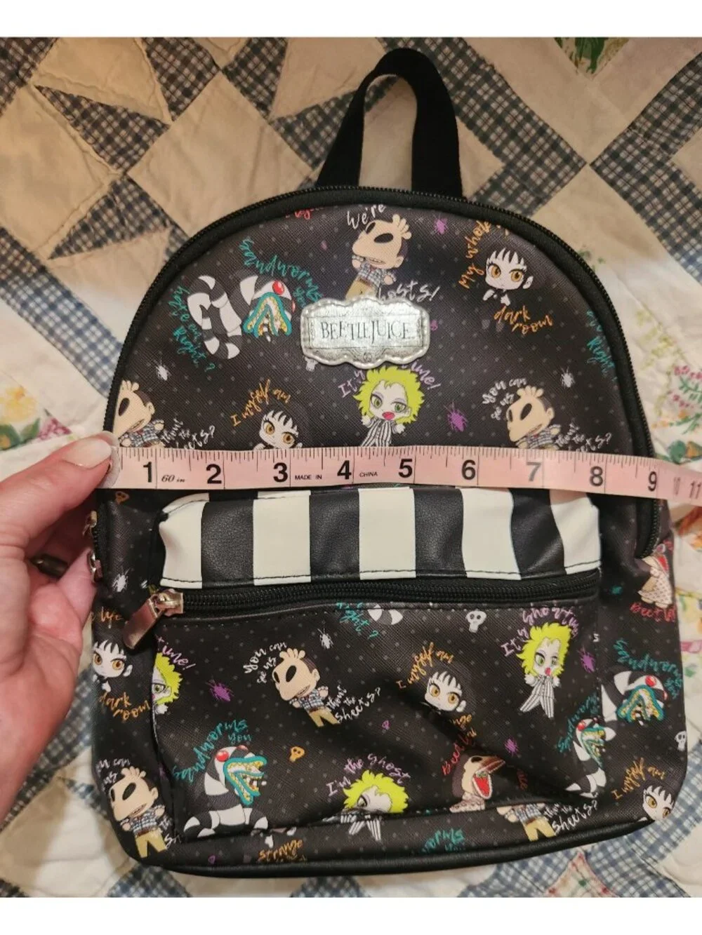 Beetlejuice Mini Backpack NWT